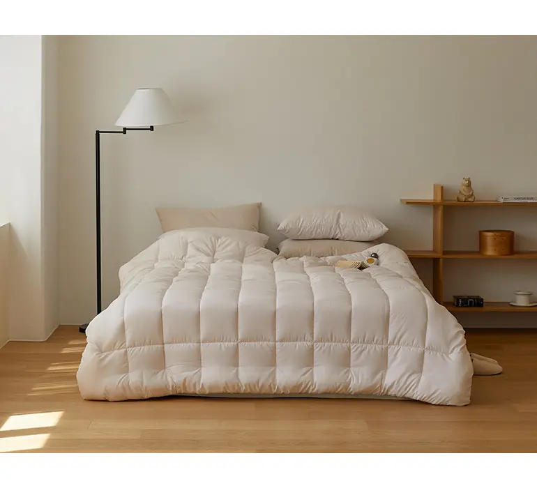 MT dessert 厚款四季被 沙色線條 (195*210cm)