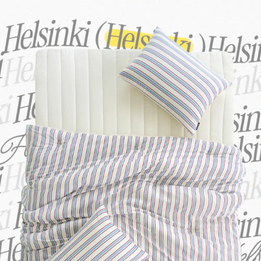 NZ Deep Sleep 條紋薄款四季被 Helsinki (195*210cm)