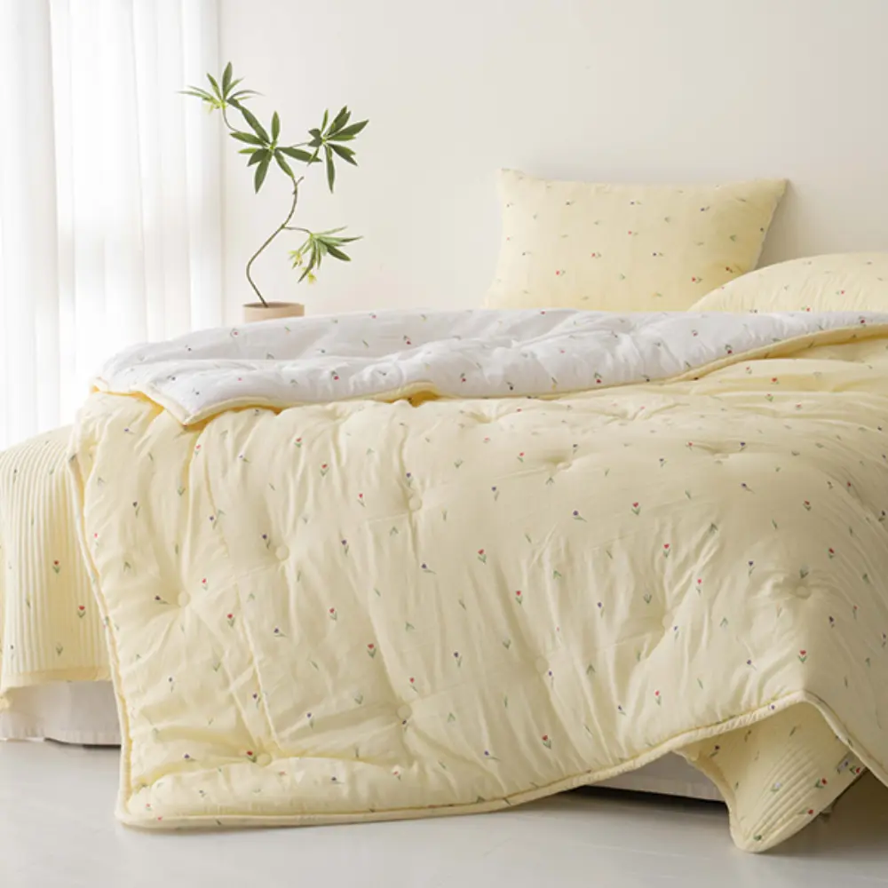 SH Tulip 印花薄款夏被 (藍, 150*200cm)