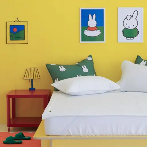[NUBMCMIF01B1Q3] NZ Miffy 兒童素色涼感床墊 (藍, 150*200cm)