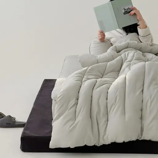 [NUBQTONM01W3K3] NZ Onmood 素色厚款四季被 (奶油白, 180*220cm)