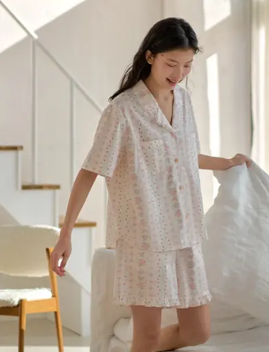 [T43] UL Silene 短袖睡衣套組